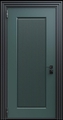 Входная термодверь с металлофиленкой и порошковым окрашиванием RAL 6012 (тип №1)